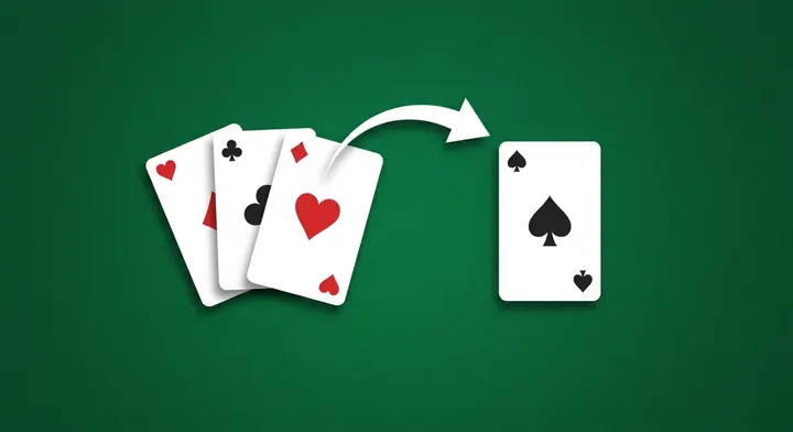 An ordered group of cards being moved from one tableau column to another in FreeCell Solitaire