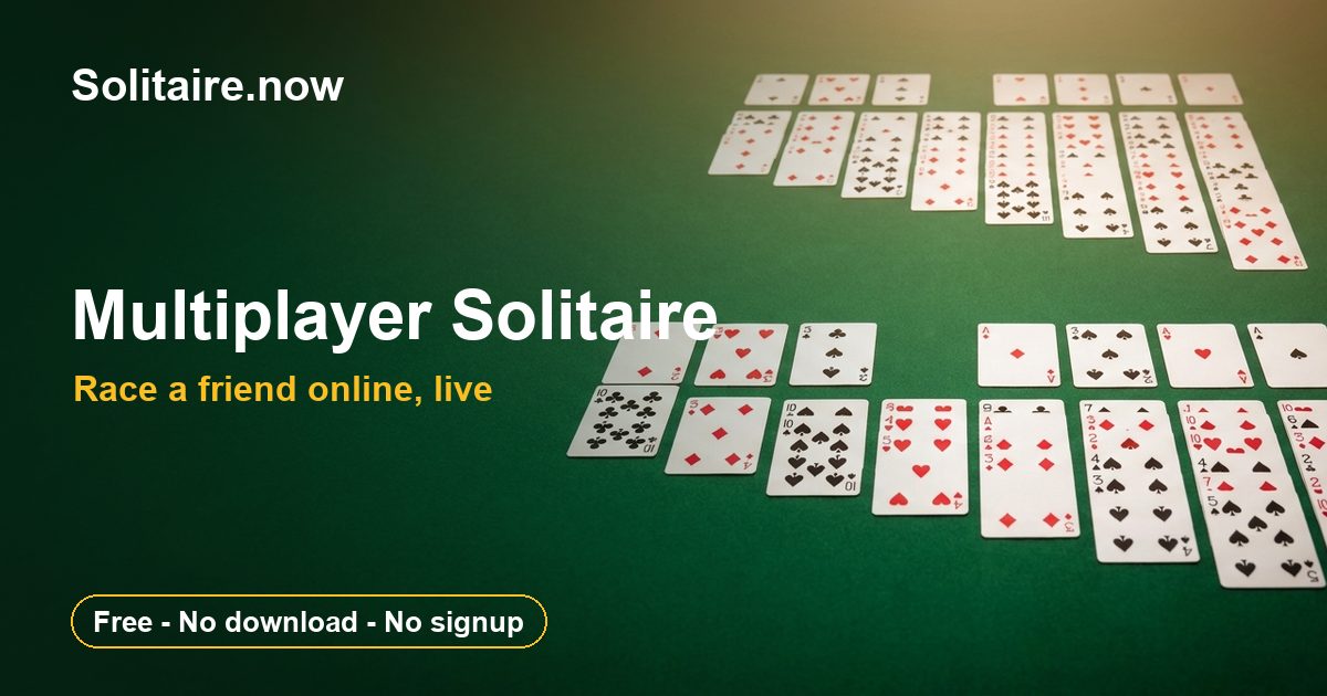 Multiplayer Solitaire - Race a Friend Online | Solitaire.now